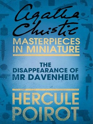 cover image of The Disappearance of Mr Davenheim